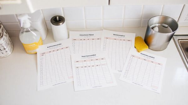 5 modèles de fiches de nettoyage de cuisine à imprimer gratuitement
