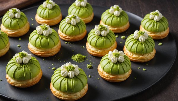 Maîtrisez l"art des éclairs au thé matcha : une recette inédite pour une pâte à choux légère et savoureuse !